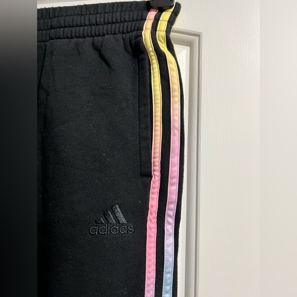 Kids boys girls black ADIDAS‎ sweats youth loose XL Y pink blue green yellow - Picture 9 of 9